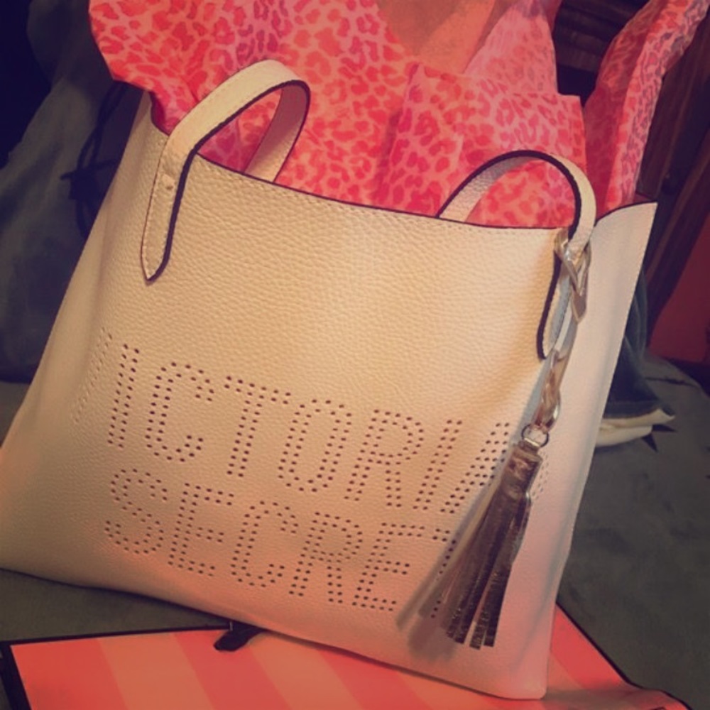 Victoria secret purse white